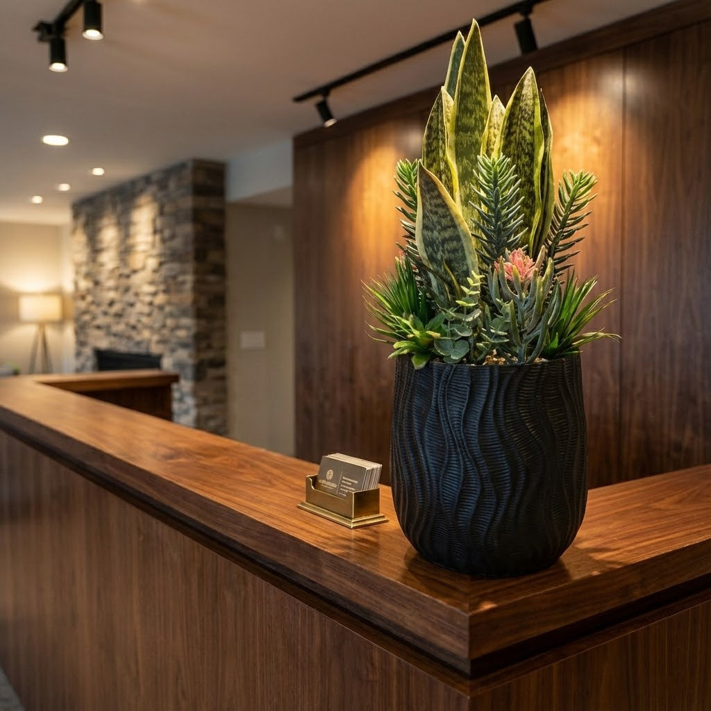 Sztuczna Sanseweria Sukulenty XL