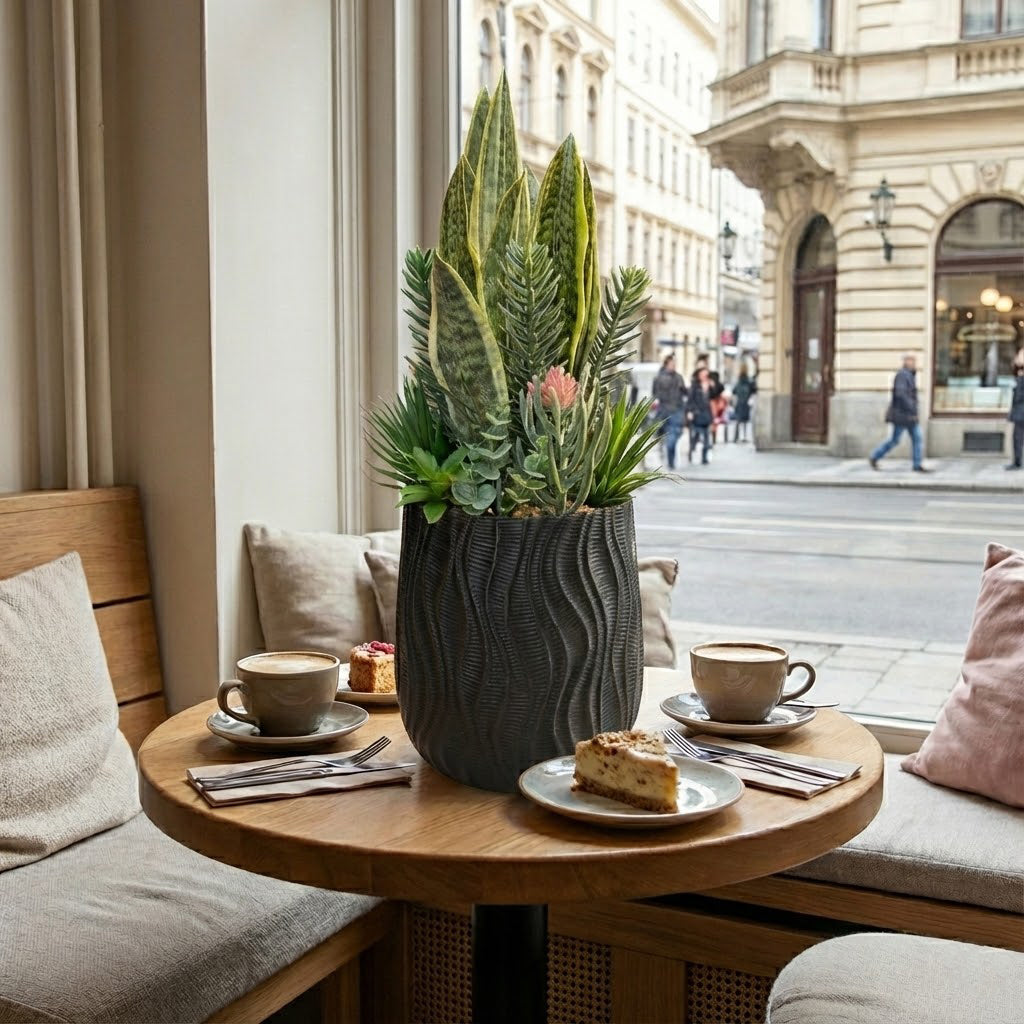 Sztuczna Sanseweria Sukulenty XL